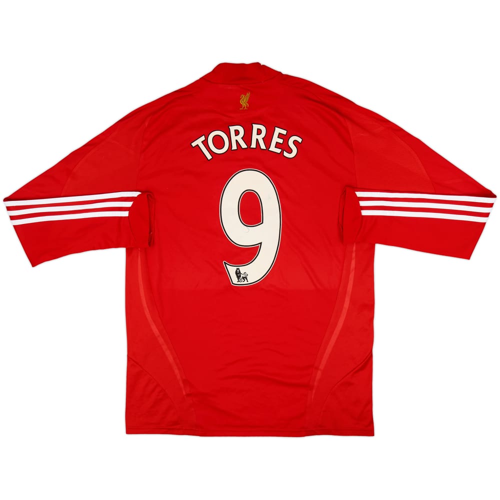 2008-10 Liverpool Home L/S Shirt Torres #9 - 6/10 - (L)