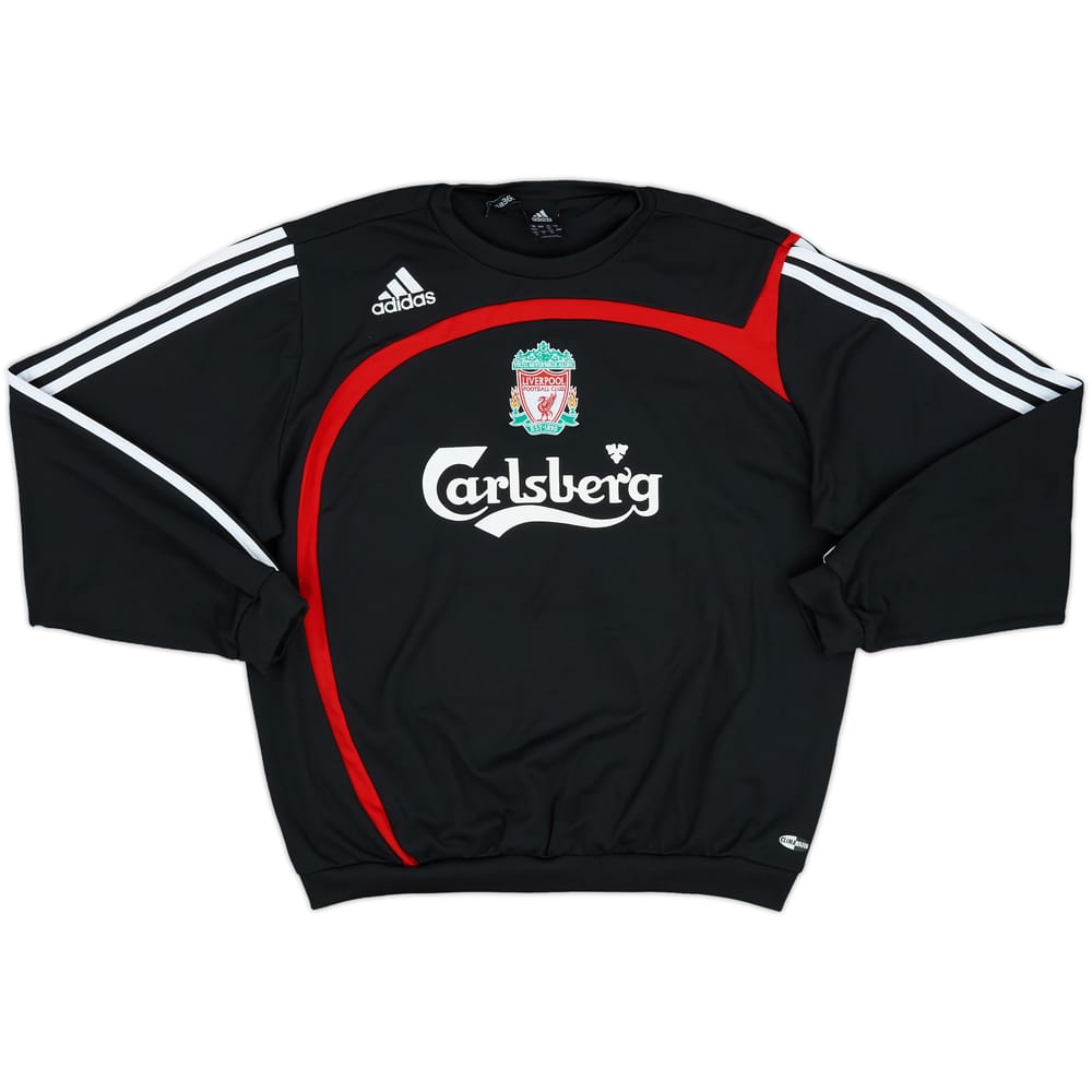 2007-08 Liverpool adidas Sweat Top - 8/10 - (L)