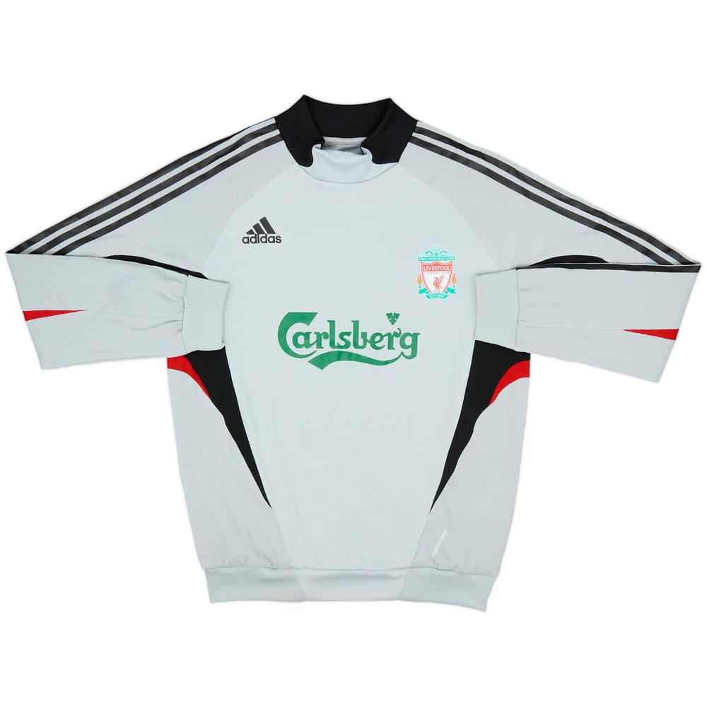 2008-09 Liverpool adidas Drill Top - 8/10 - (L)