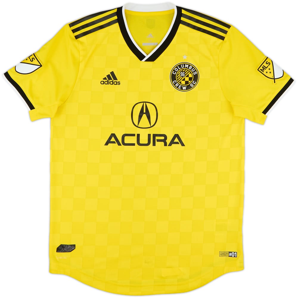 2019 Columbus Crew Authentic Home Shirt - 8/10 - (M)