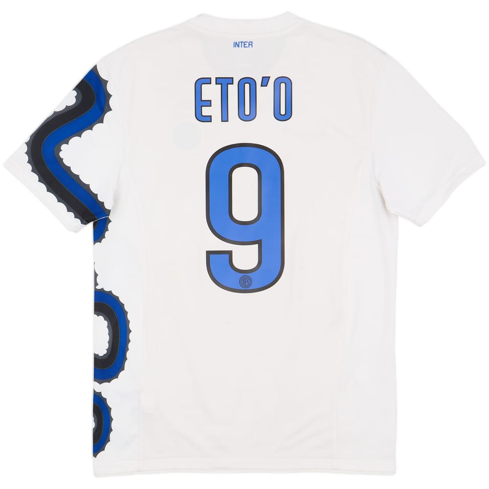 2010-11 Inter Milan Away Shirt Eto'o #9 - 7/10 - (M)