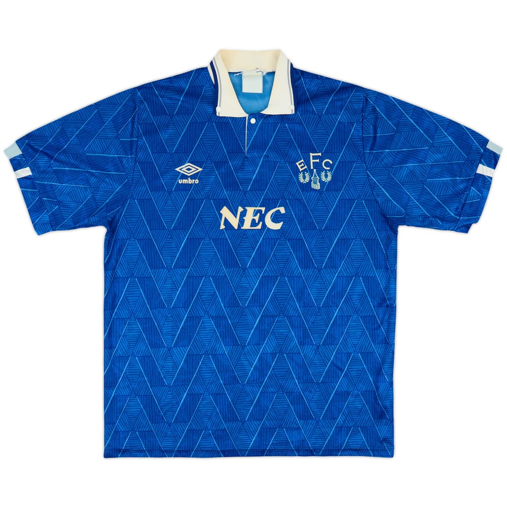 1988-91 Everton Home Shirt - 8/10 - (L)