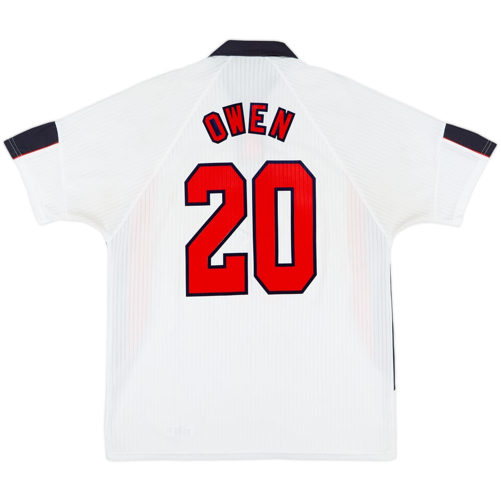 1997-99 England Home Shirt Owen #20 - 7/10 - (XL)