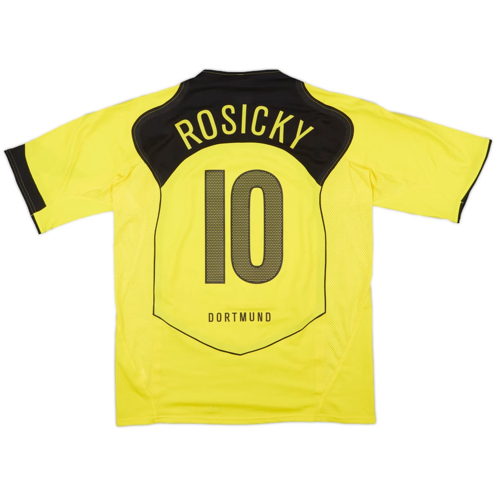 2004-05 Borussia Dortmund Player Issue Home Shirt Rosicky #10 - 8/10 - (L)