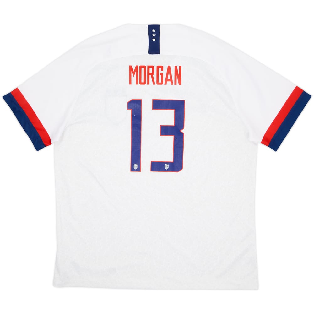 2019-20 USA Women's Home Shirt Morgan #13 - 8/10 - (Men's XL)