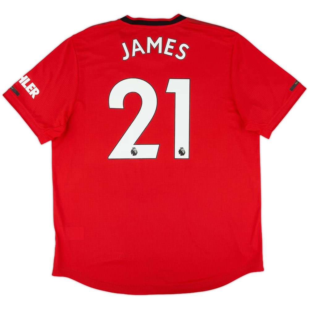 2019-20 Manchester United Authentic Home Shirt James #21 - 8/10 - (XL)