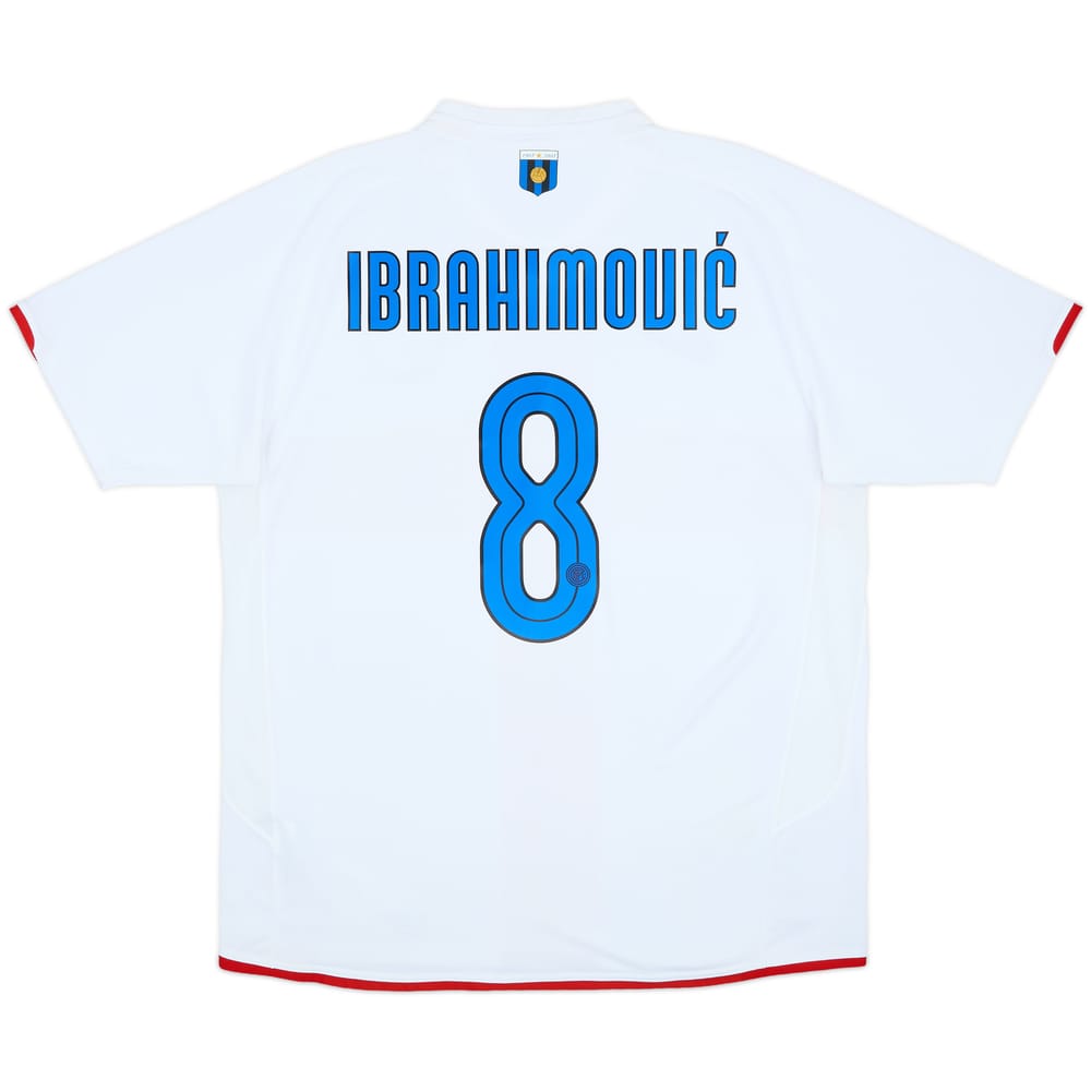 2007-08 Inter Milan Centenary Away Shirt Ibrahimovic #8 - 8/10 - (XL)