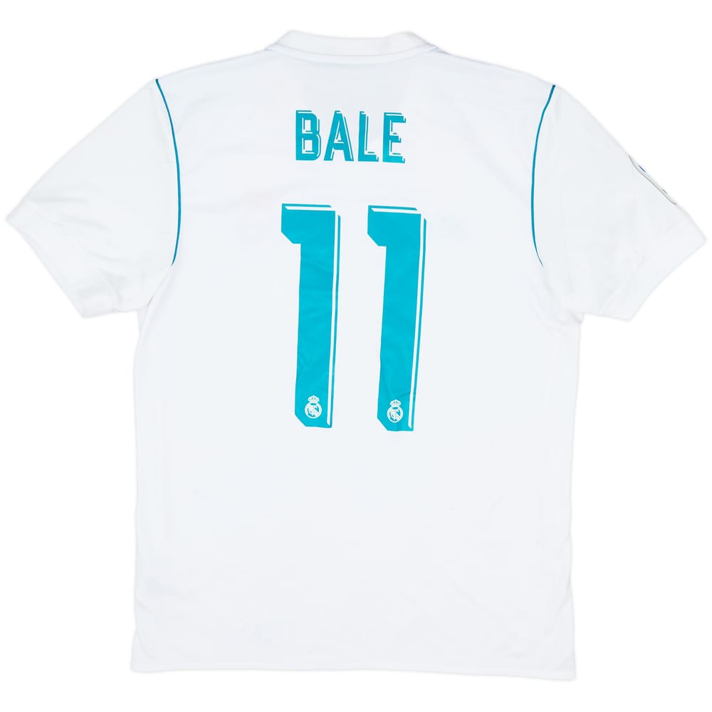 2017-18 Real Madrid Home Shirt Bale #11 - 7/10 - (M)