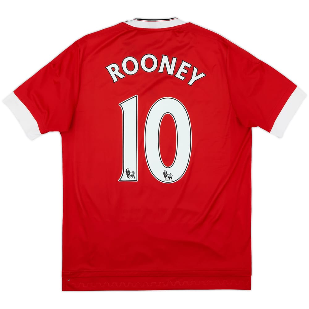 2015-16 Manchester United Home Shirt Rooney #10 - 6/10 - (S)