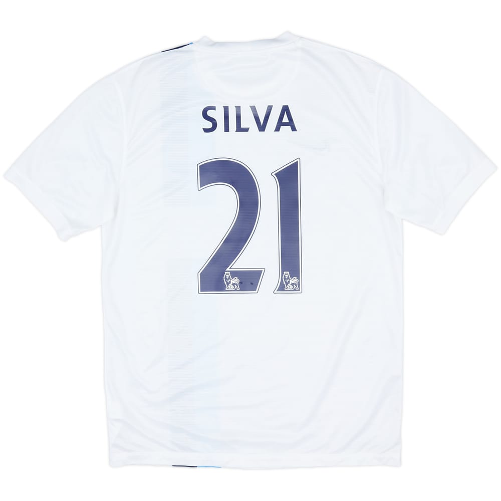 2013-14 Manchester City Third Shirt Silva #21 - 8/10 - (M)