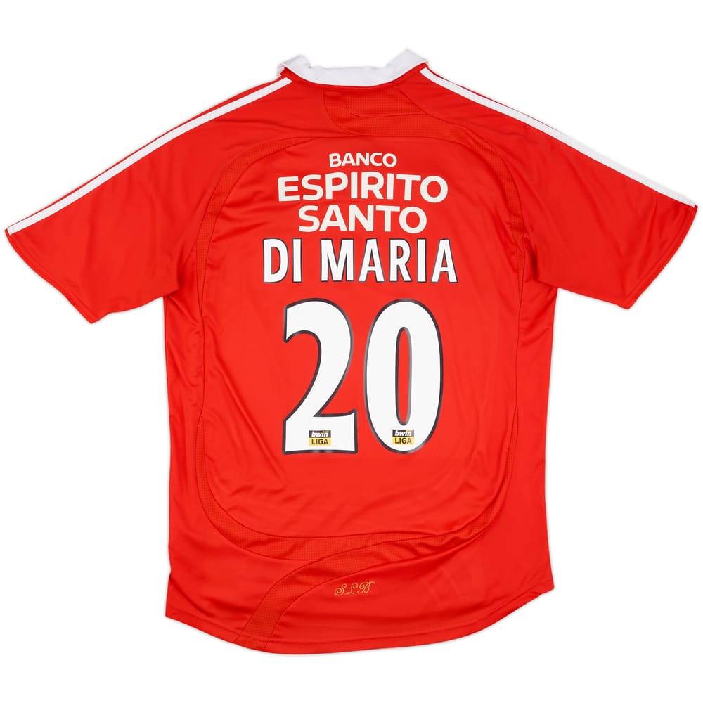 2007-08 Benfica Home Shirt Di Maria #20 - 6/10 - (L)