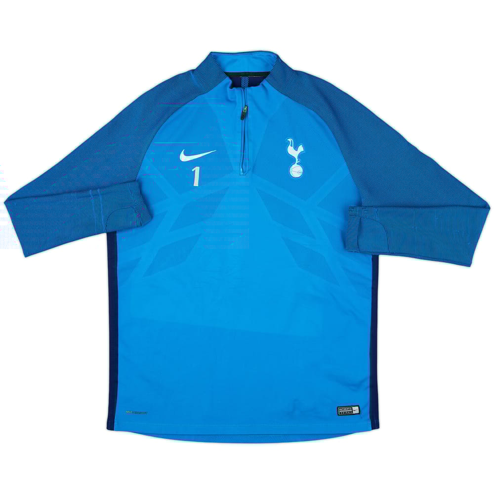 2017-18 Tottenham Nike Player Issue 1/4 Zip Drill Top #1 (Lloris) - 4/10 - (L)