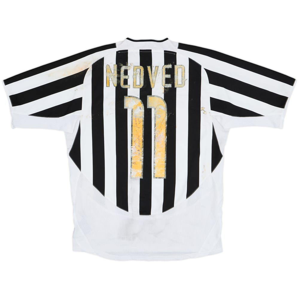 2003-04 Juventus Home Shirt Nedved #11 - 4/10 - (M)