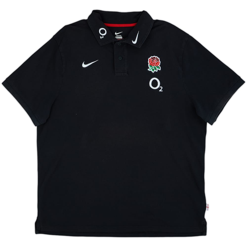 2010-11 England Rugby Polo Shirt - 9/10 - (XXL)