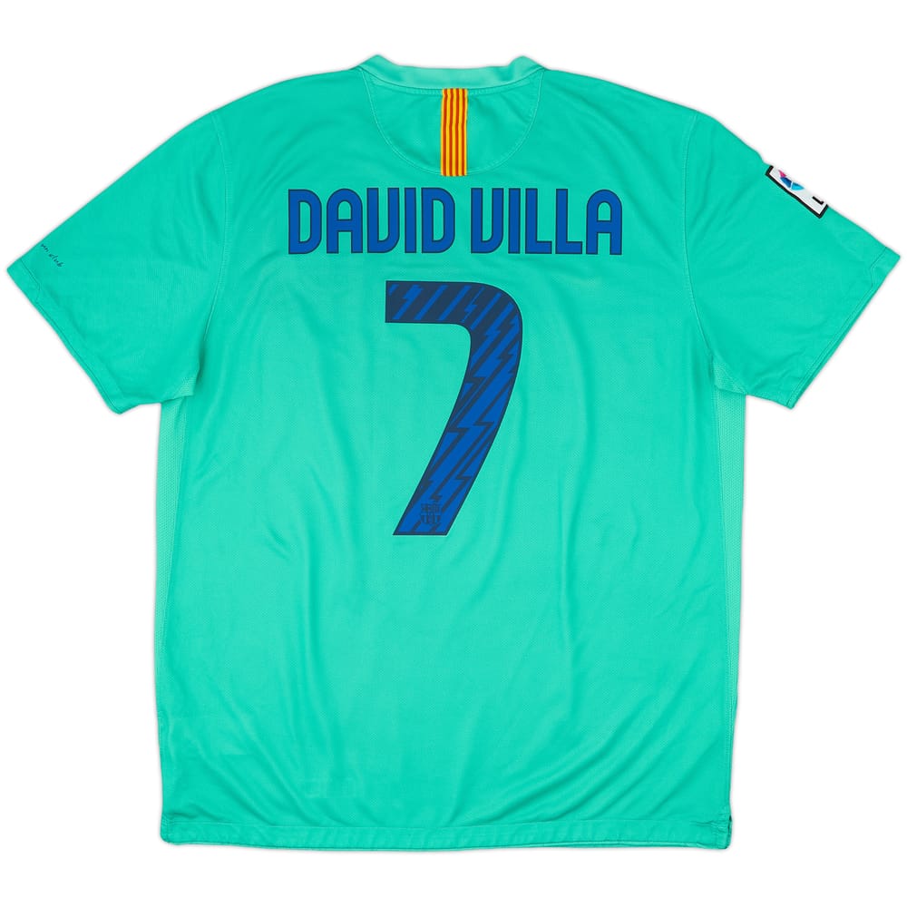 2010-11 Barcelona Away Shirt David Villa #7 - 8/10 - (XL)