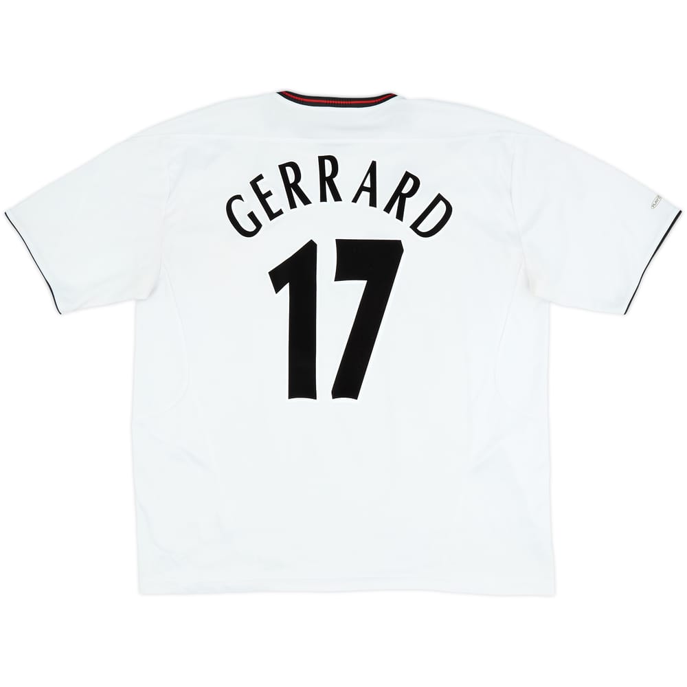 2003-04 Liverpool Away Shirt Gerrard #17 - 6/10 - (XXL)