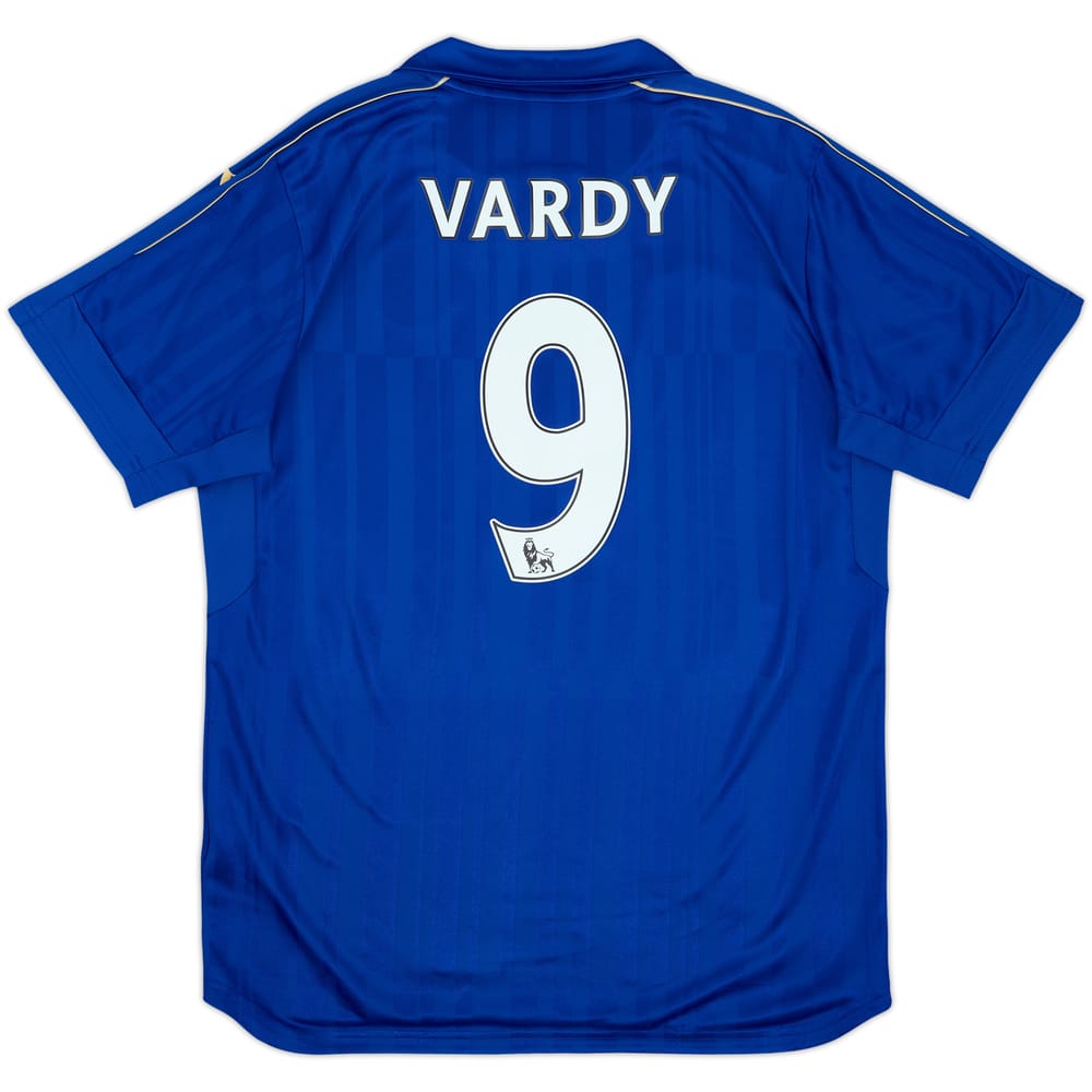 2016-17 Leicester Home Shirt Vardy #9 - 8/10 - (L)