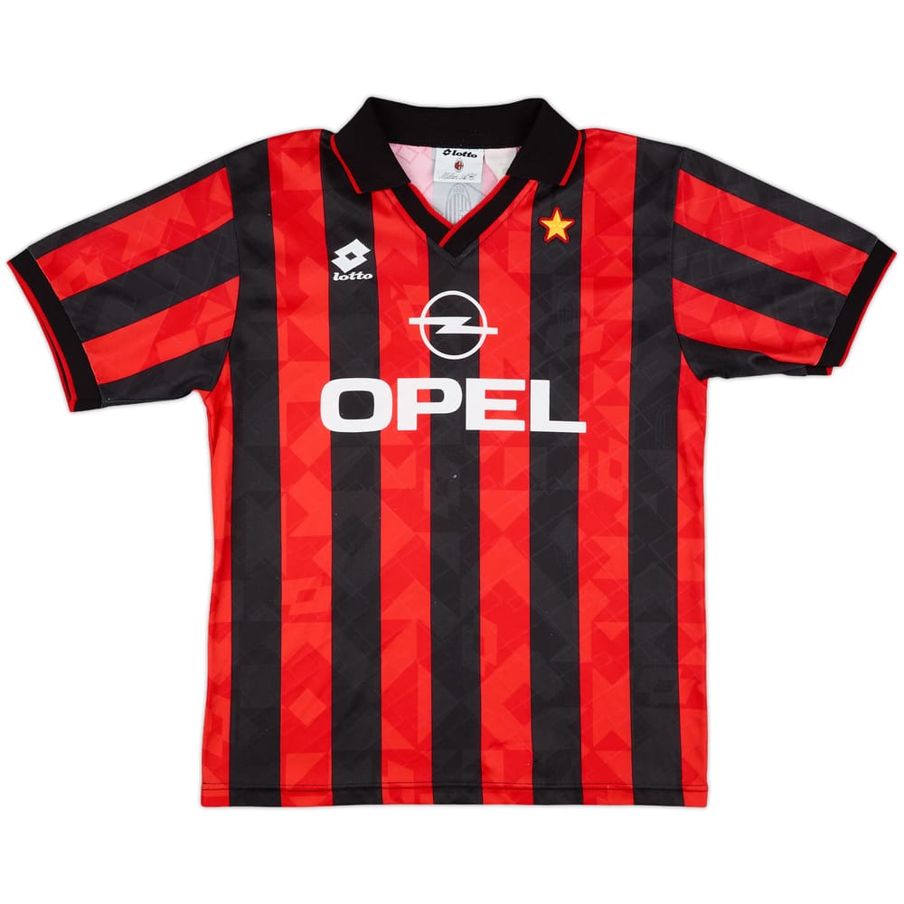 1993-94 AC Milan Home Shirt - 8/10 - (L)