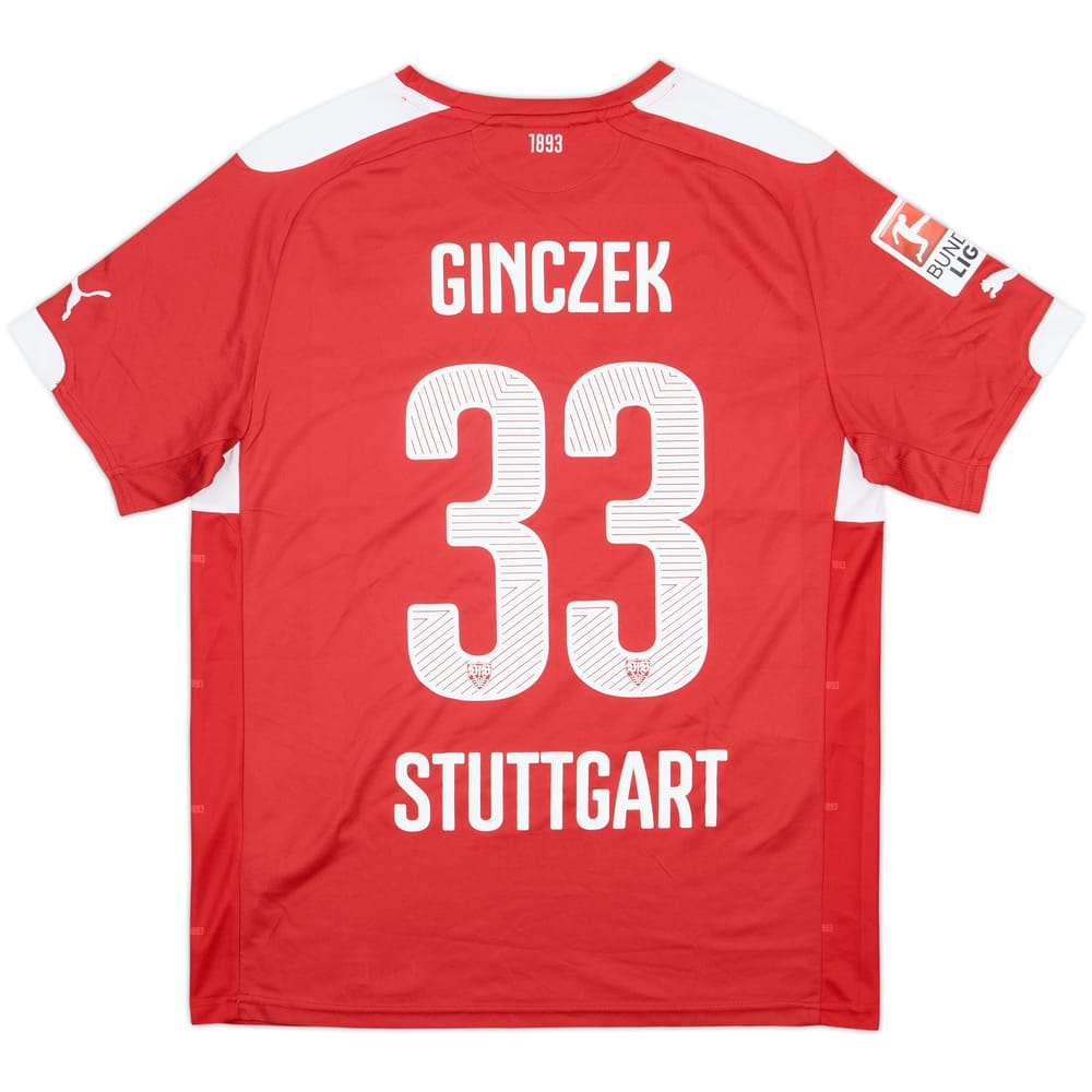 2014-15 Stuttgart Away Shirt Ginczek #33 - 8/10 - (L)