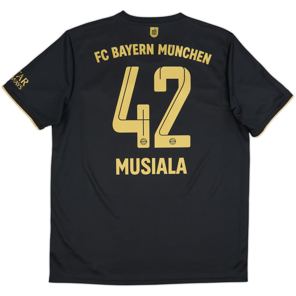 2021-22 Bayern Munich Away Shirt Musiala #42 - 8/10 - (XL)