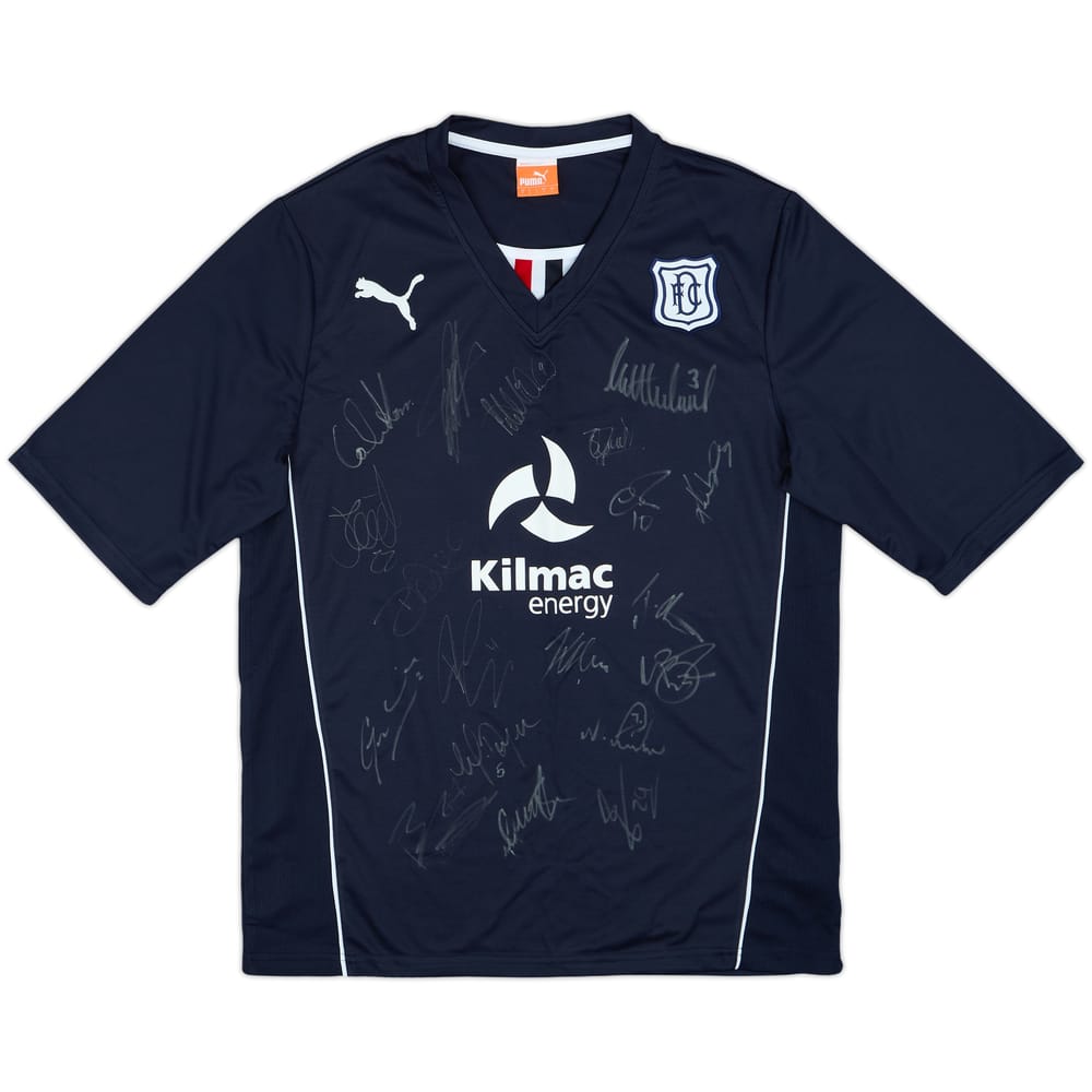 2013-14 Dundee FC Squad Signed Home Shirt - 9/10 - (L)