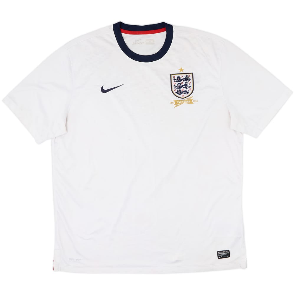 2013 England 150th Anniversary Home Shirt - 5/10 - (XL)