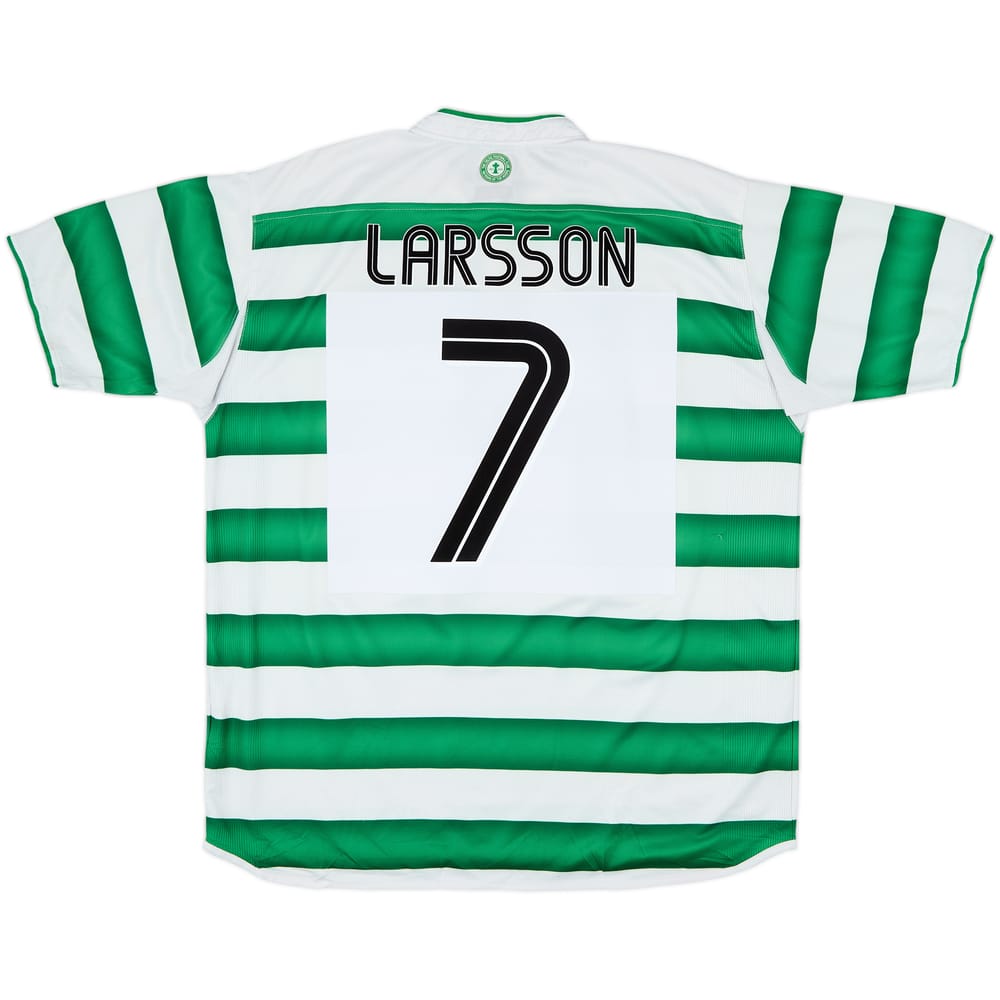 2003-04 Celtic Home Shirt Larsson #7 - 5/10 - (XL)