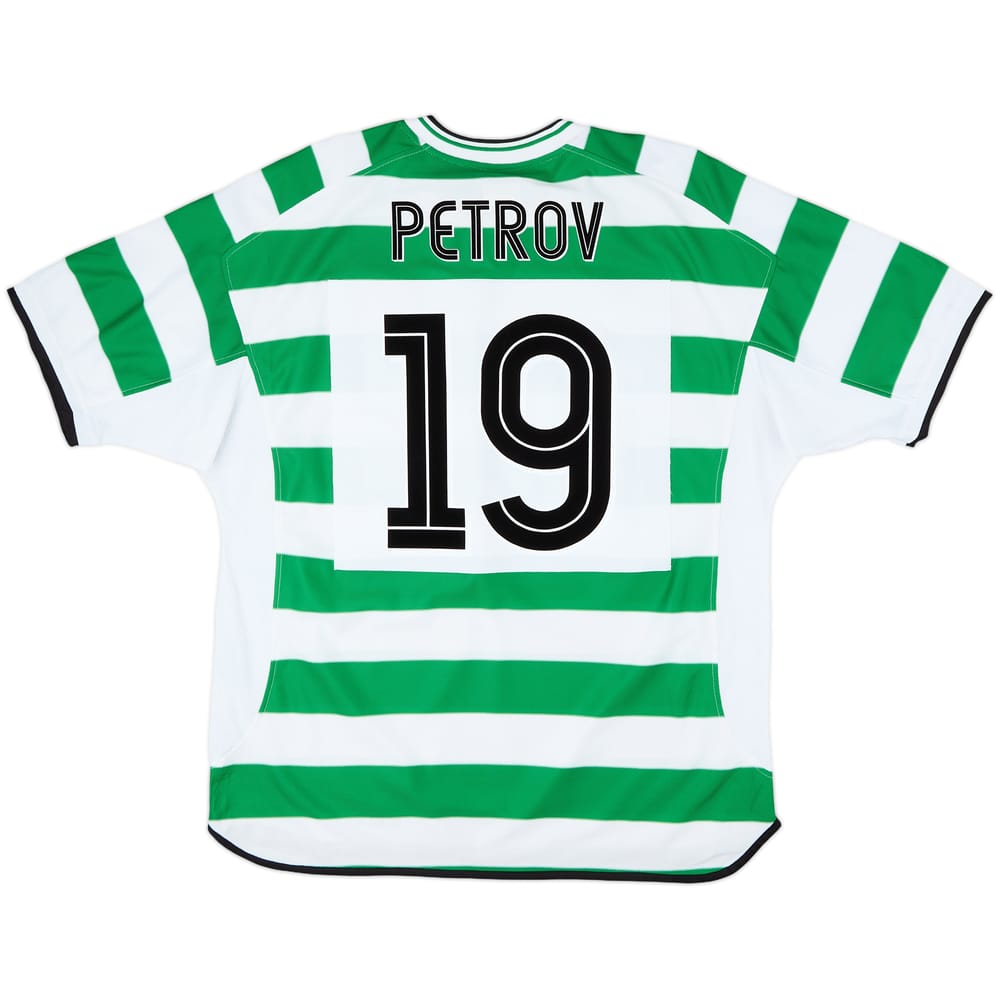 2001-03 Celtic Home Shirt Petrov #19 - 10/10 - (XL)