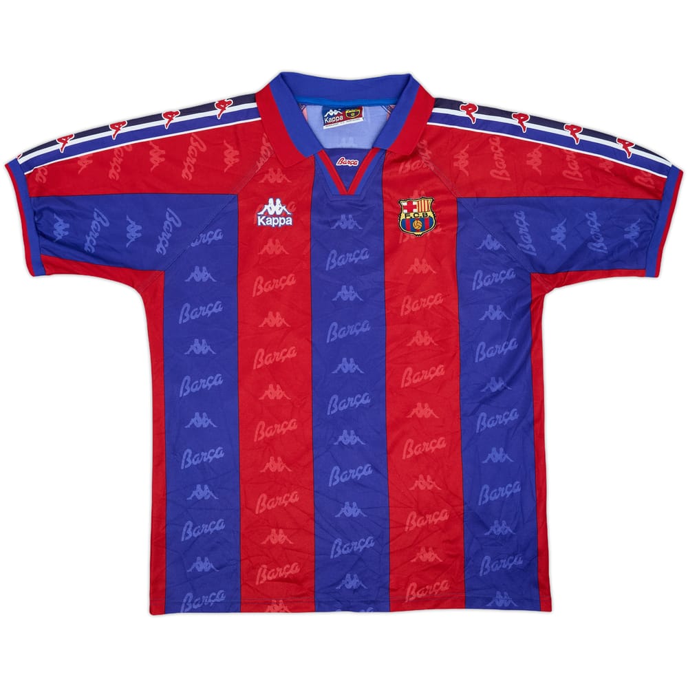 1995-97 Barcelona Home Shirt - 9/10 - (L)