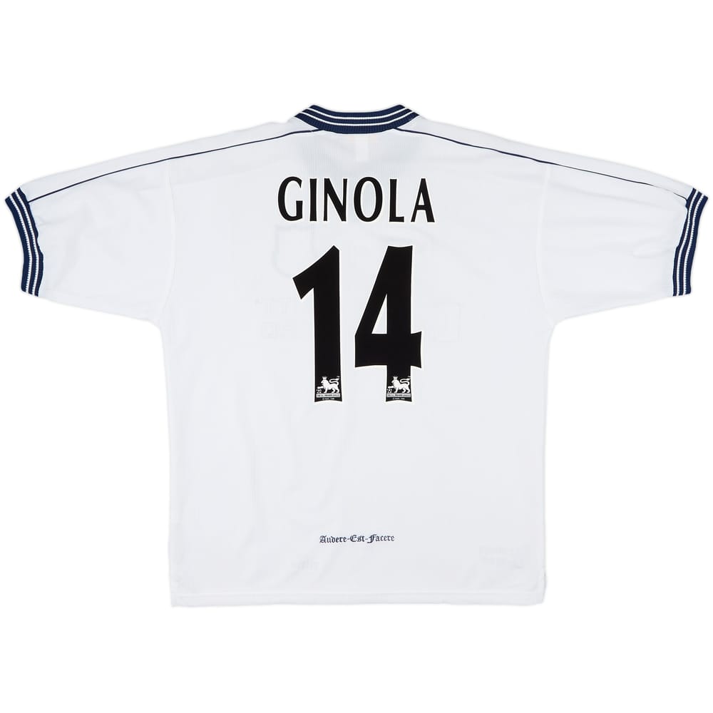 1997-99 Tottenham Home Shirt Ginola #14 - 10/10 - (L)