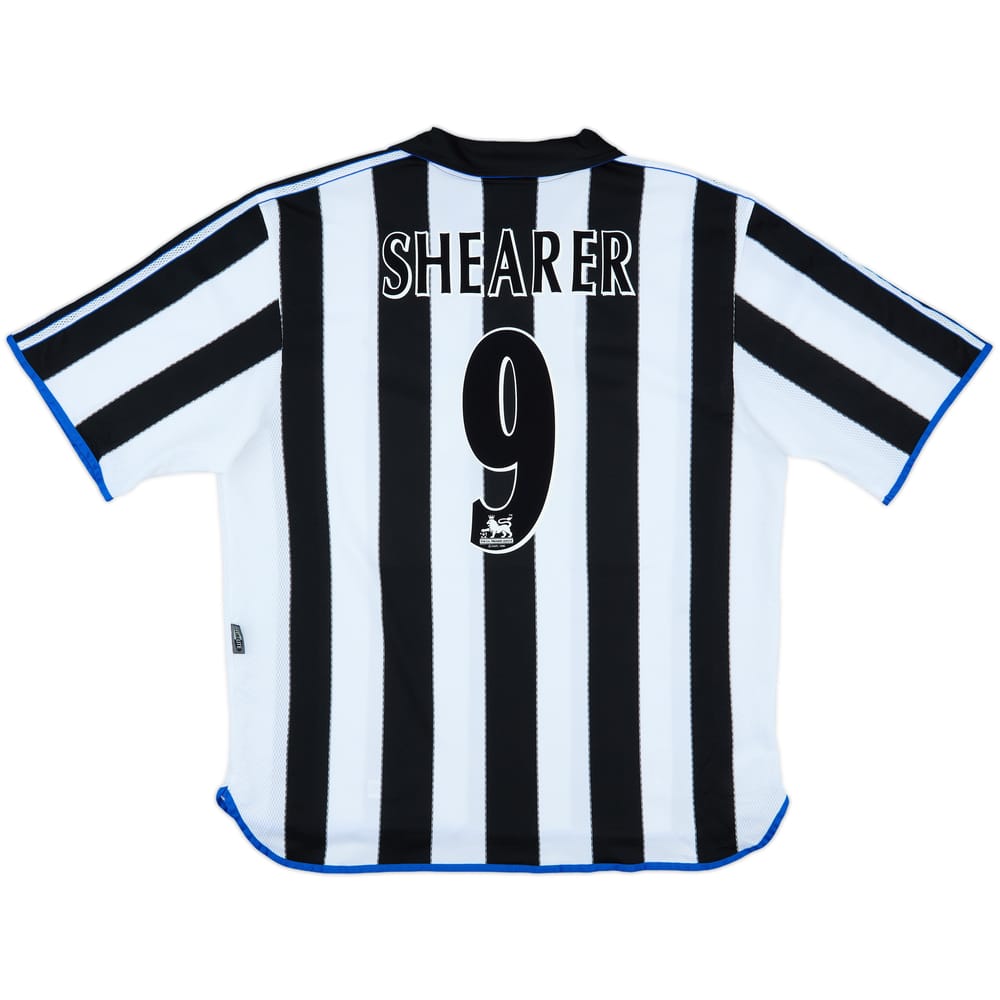 2000-01 Newcastle Home Shirt Shearer #9 - 8/10 - (XXL)