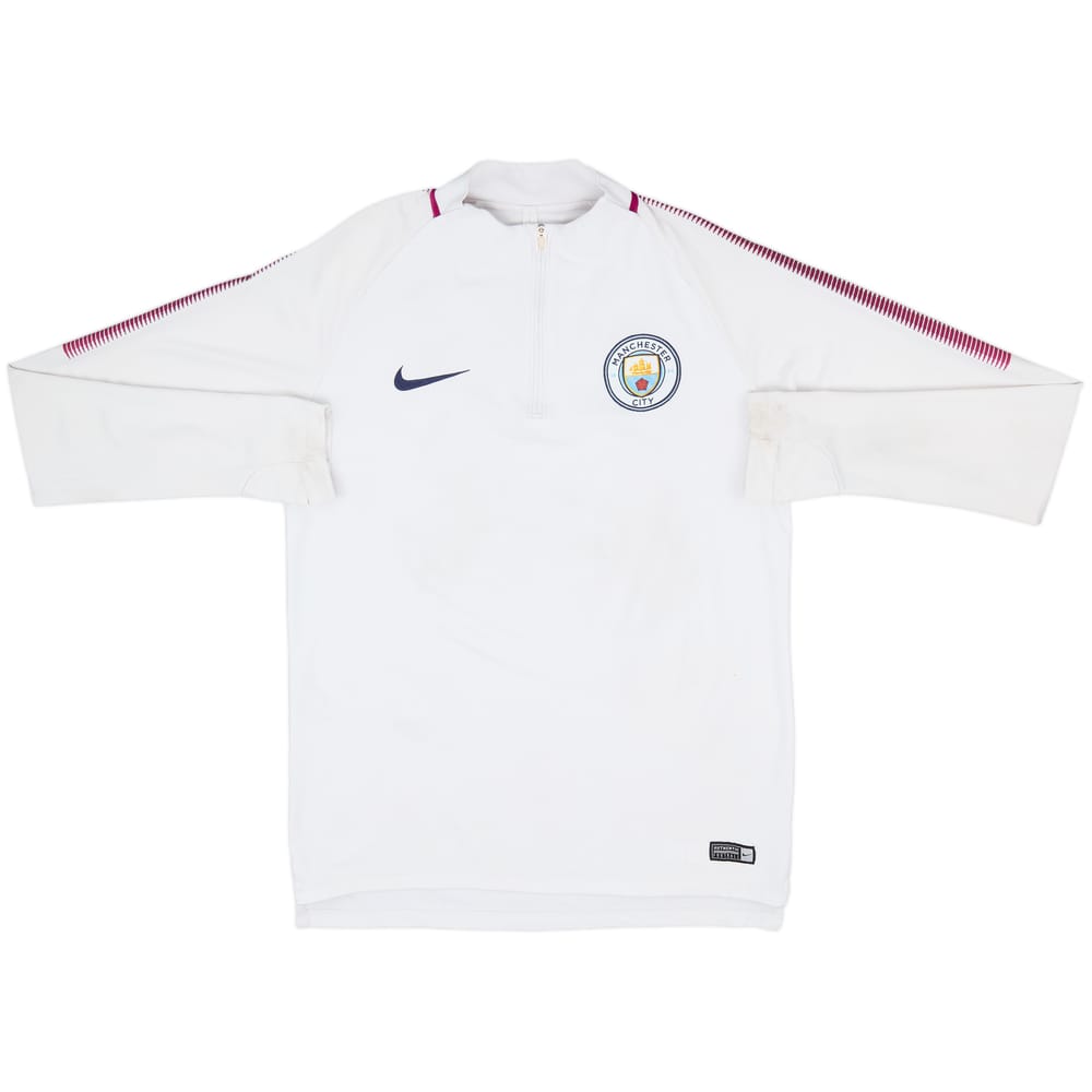 2018-19 Manchester City Nike 1/4 Zip Drill Top - 6/10 - (M)