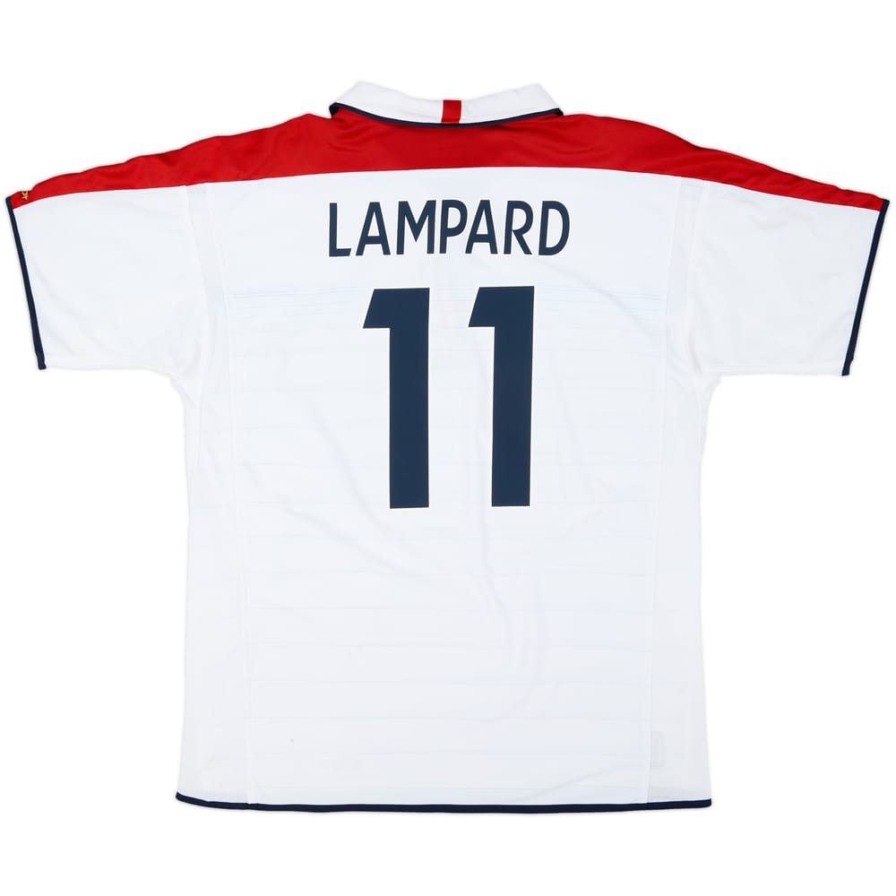 2003-05 England Home Shirt Lampard #11 - 7/10 - (XL)