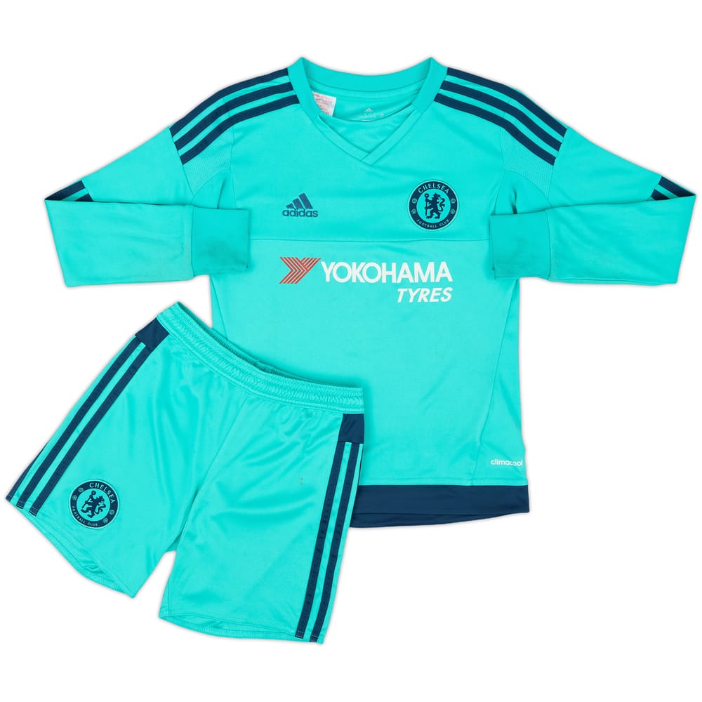 2015-16 Chelsea GK Shirt & Shorts - 6/10 - (S.Boys)