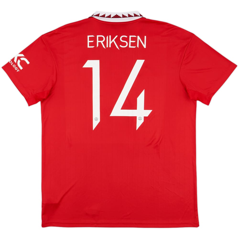 2022-23 Manchester United Home Shirt Eriksen #14 - 10/10 - (XL)