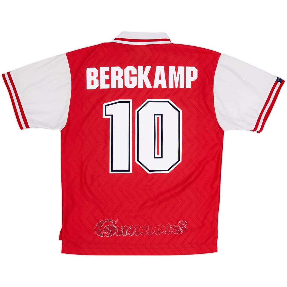Camiseta de local del Arsenal 1996-98 Bergkamp #10 - 6/10 - (XL)
