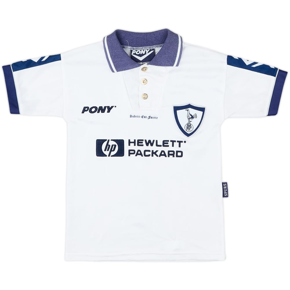 1995-97 Tottenham Home Shirt - 8/10 - (S.Boys)
