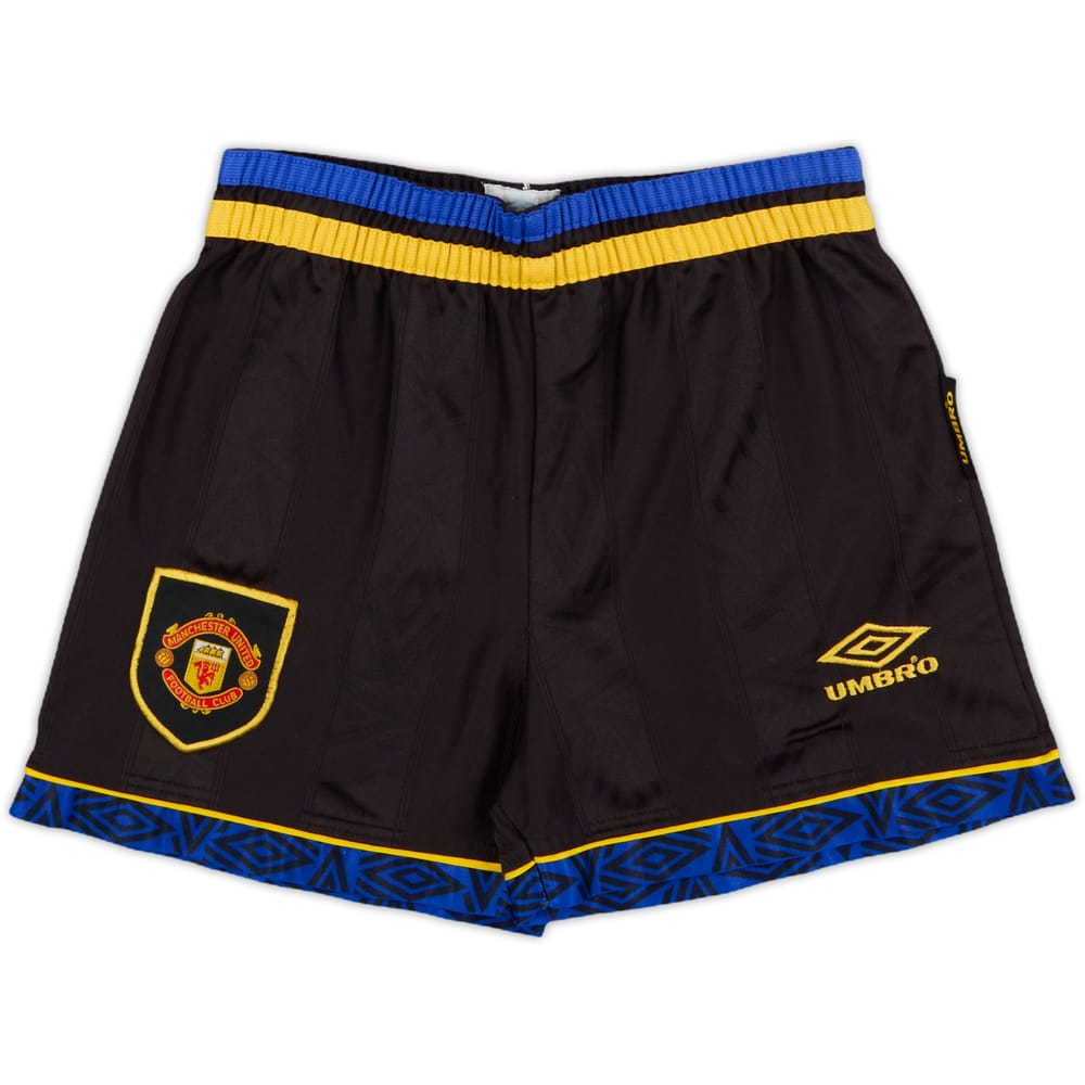 1993-95 Manchester United Away Shorts - 8/10 - (L.Boys)