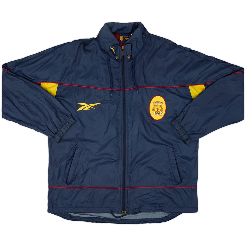 1997-98 Liverpool Reebok Hooded Rain Jacket - 9/10 - (L)