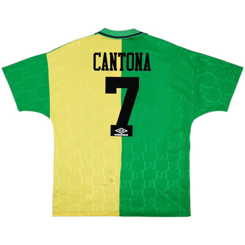 1992-94 Manchester United Third Shirt Cantona #7 - 7/10 - (XL)