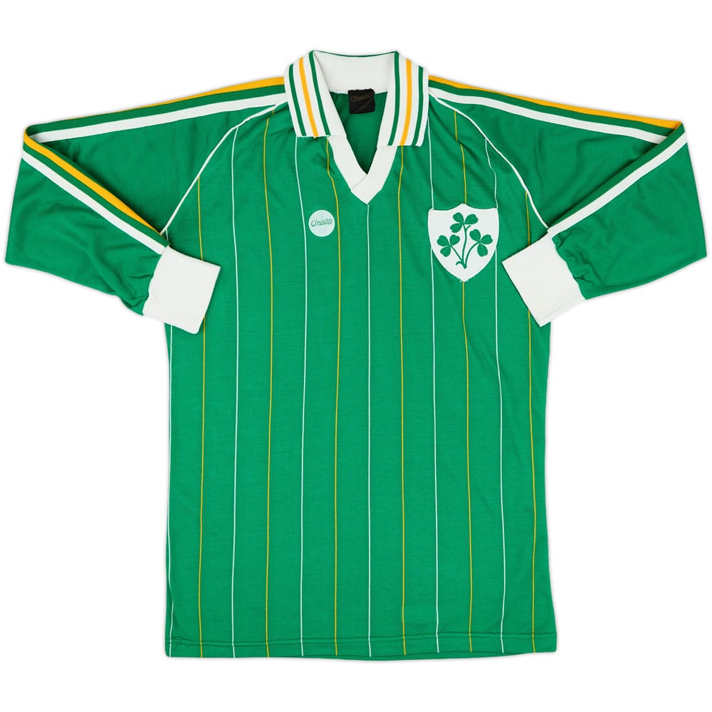 1983-84 Ireland Home L/S Shirt - 9/10 - (L)