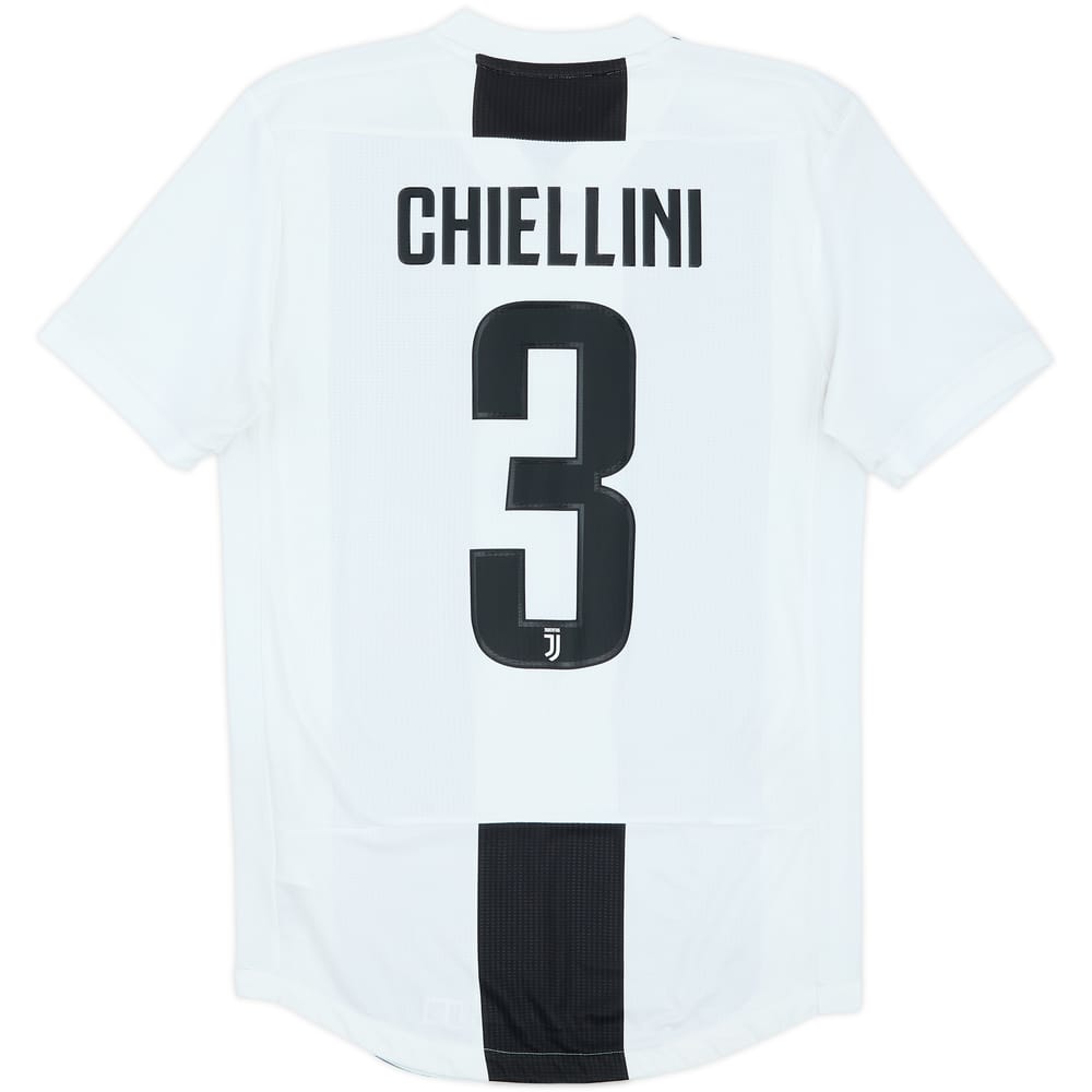 Camiseta auténtica de local del Juventus 2018-19 Chiellini #3 - 8/10 - (S)