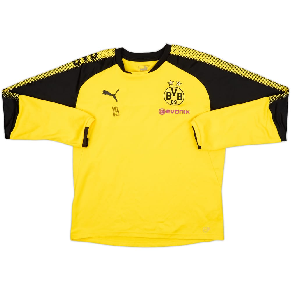 2017-18 Borussia Dortmund Puma Player Issue Sweat Top #19 - 8/10 - (M)