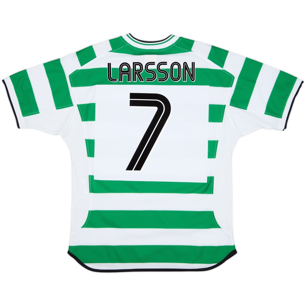 2001-03 Celtic Titular Camiseta Larsson #7 - 8/10 - (M)