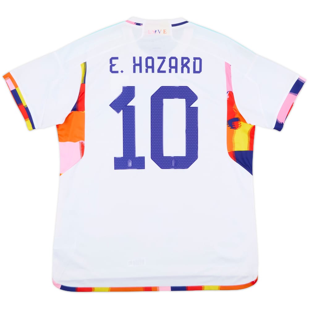2022-23 Belgium Away Shirt E.Hazard #10 - 9/10 - (XL)