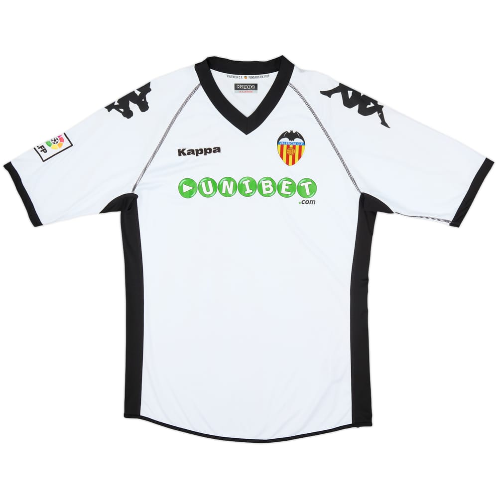 2010-11 Valencia Home Shirt - 6/10 - (XL)
