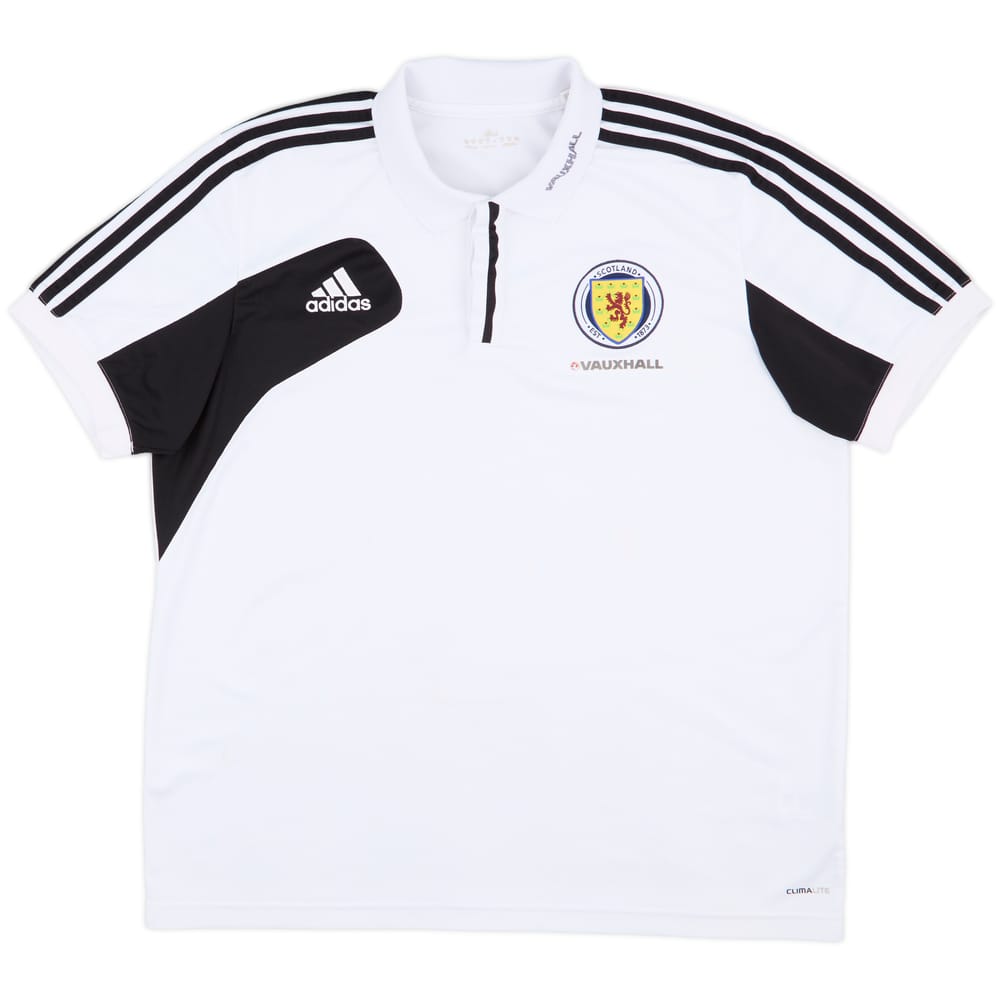2012-14 Scotland adidas Polo Shirt - 7/10 - (XXL)