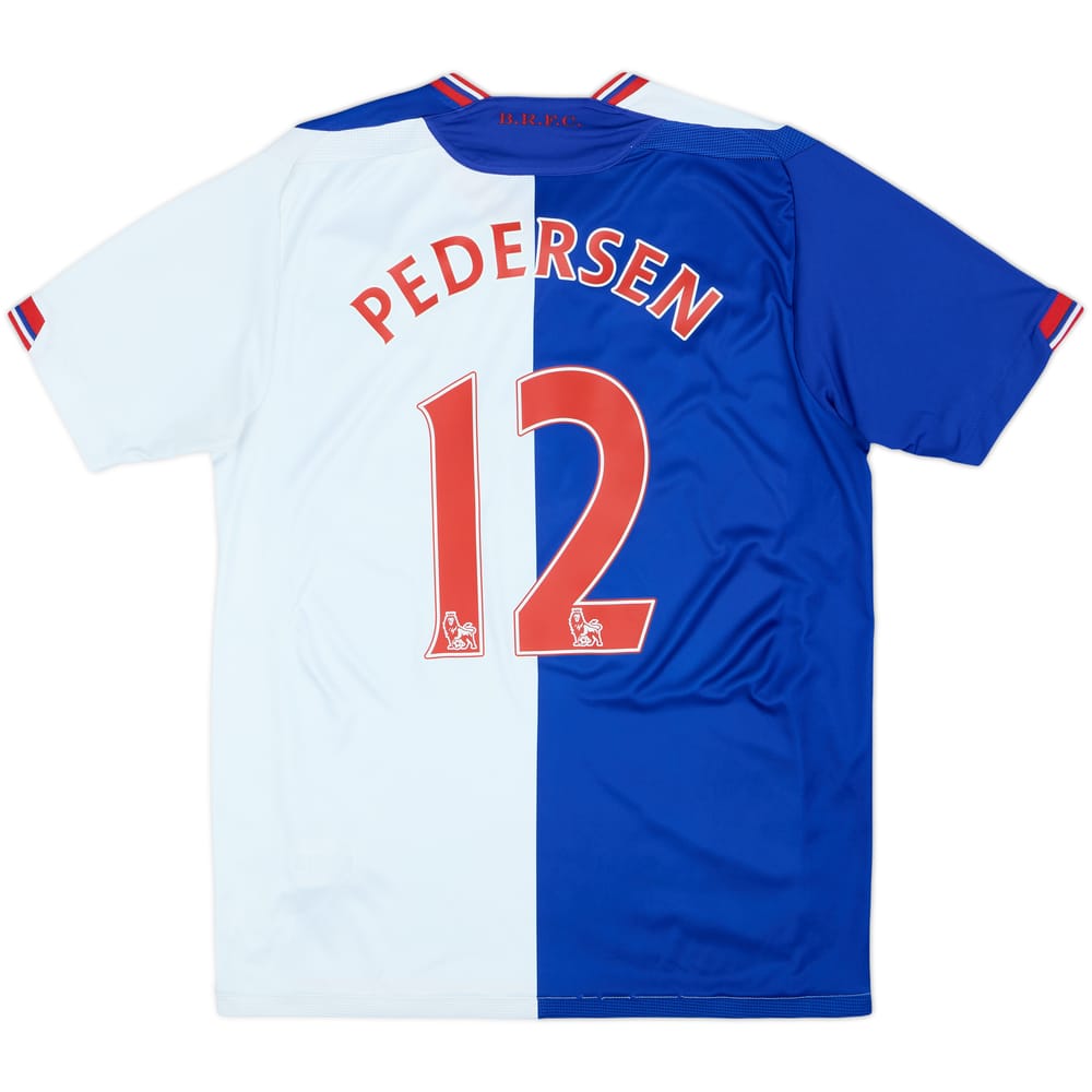 2009-10 Blackburn Home Shirt Pedersen #12 - 7/10 - (M)