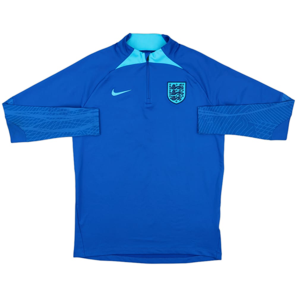 2022-24 England Nike 1/4 Zip Drill Top - 10/10 - (M)