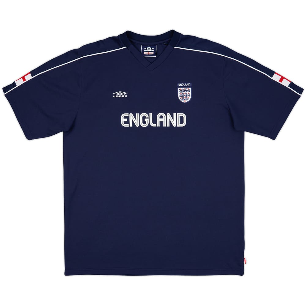 2002-03 England Umbro Training Shirt - 9/10 - (XL)